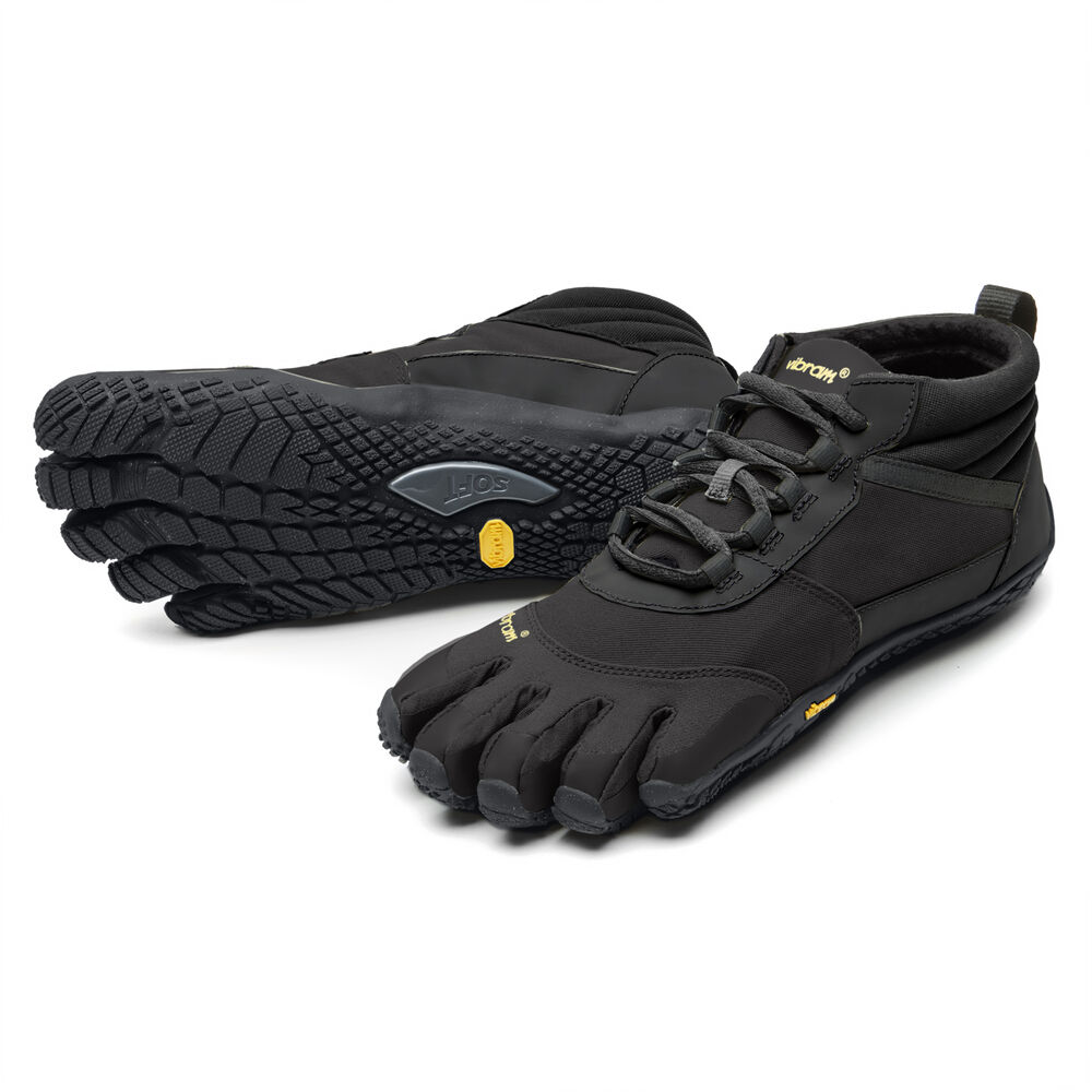 Vibram Fivefingers V-Trek Insulated Bayan 5 Parmak Ayakkabı Siyah,BR8076359